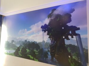 Blog 2 papel de parede adesivo minecraft
